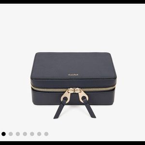 Cal Pak jewelry case, black, EUC